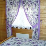 Текстильный дизайн спальни в лиловых тонах