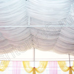 текстильный дизайн помещения свадьбы